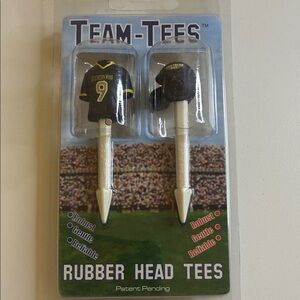 Rubber Head Tees with Black and Yellow Design